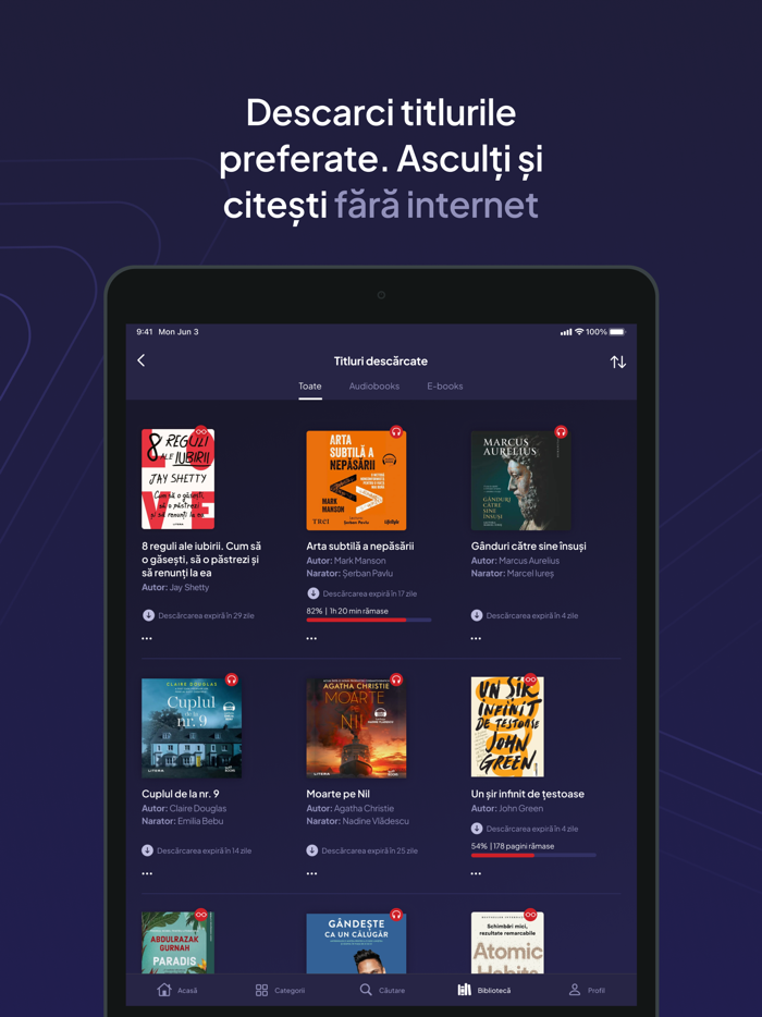 Voxa Audiobooks and E-books