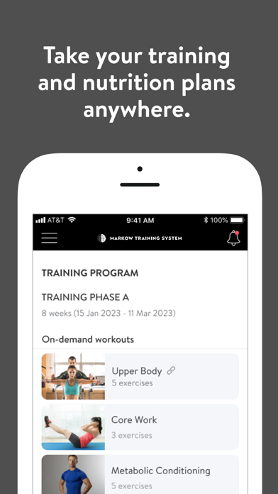 Markow Training Systems Screenshot