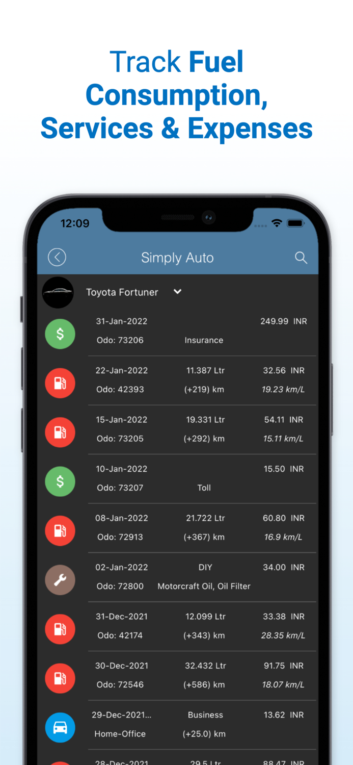 Simply Auto Mileage Tracker
