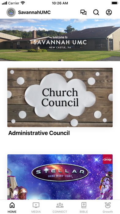 Savannah UMC Screenshot