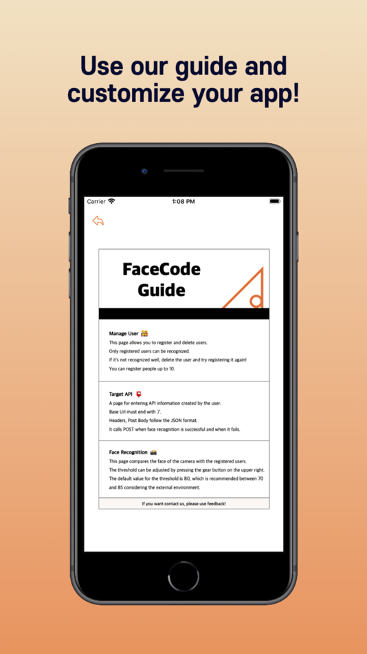 #4. FaceCode - face recognition (iOS) Podle: Alphacode