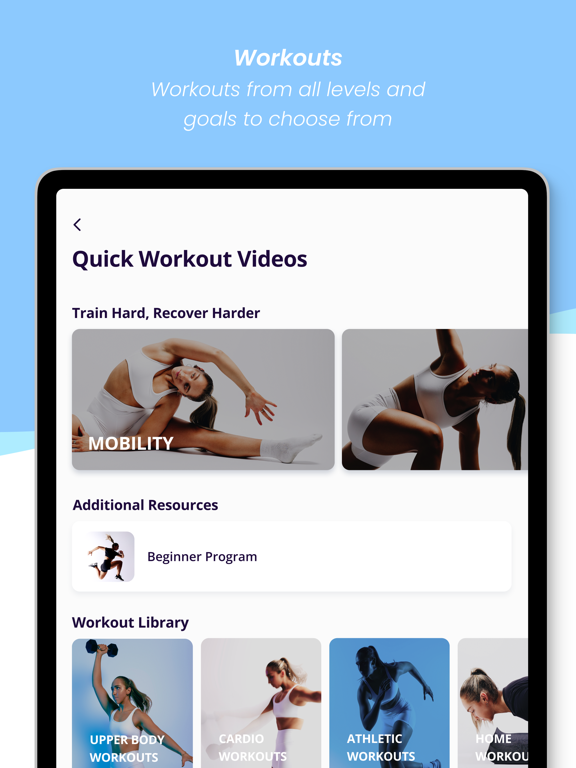 Hybrid Health Club iPad screenshot 4 - Health & Fitness app