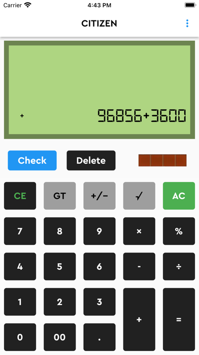 Screenshot #1 pour Citizen Basic Calculator