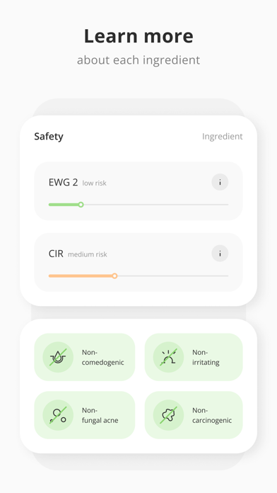 Ama Care - cosmetic scanner Screenshot