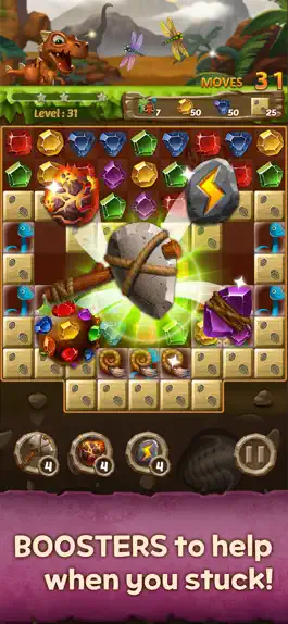 Game screenshot Jewels Dino Age apk