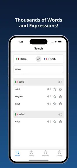Game screenshot French Italian Dictionary + hack