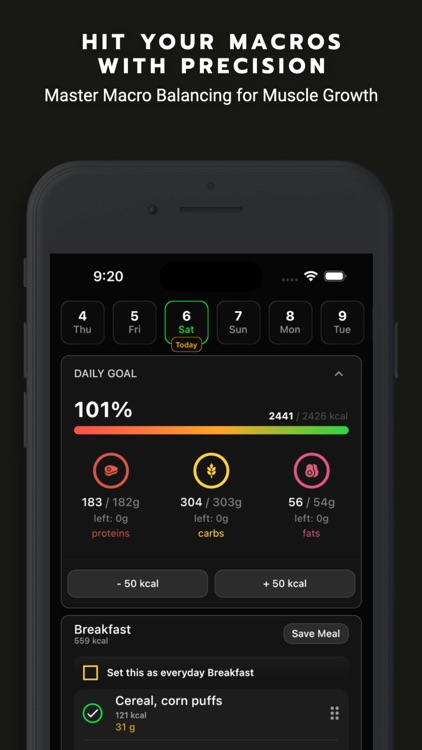 Gaintrain Bulking Meal Planner