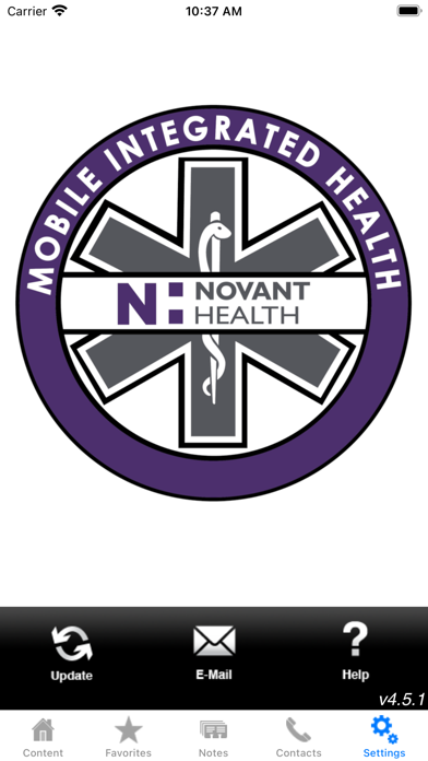 Novant Health MIH Screenshot
