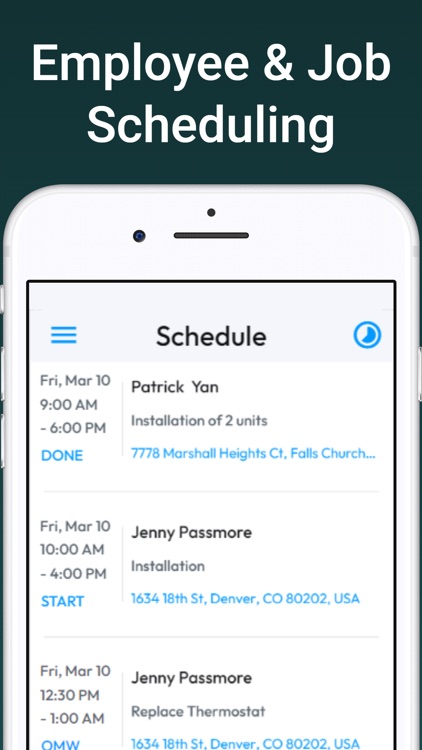 Call List: Job Scheduler App