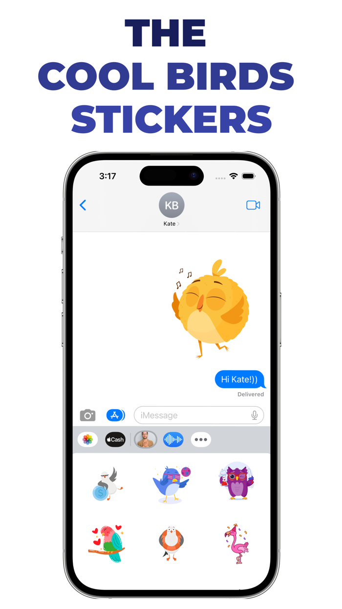 The Cool Birds stickers