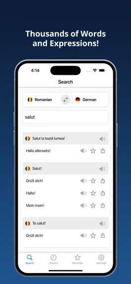Game screenshot German Romanian Dictionary + apk
