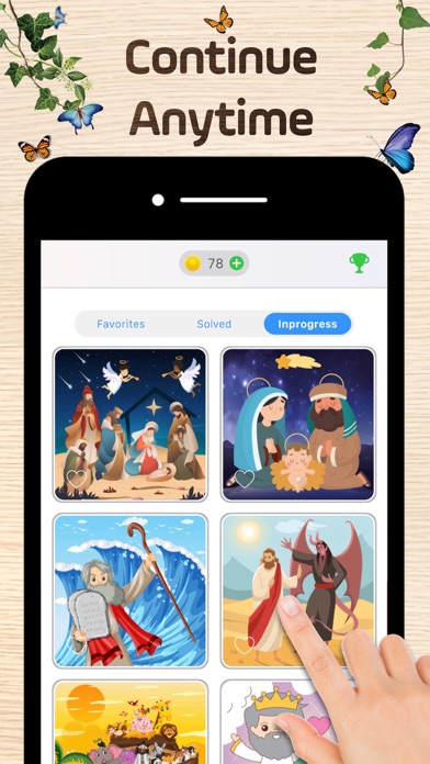 Bible Puzzles - Jesus Games Screenshot