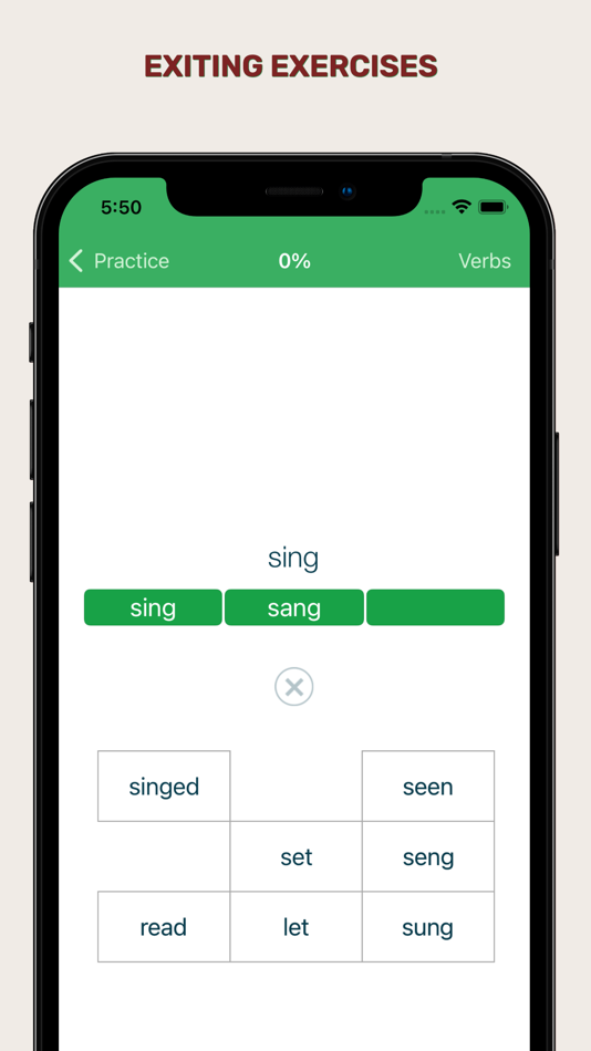 #2. Irregular verbs English game (iOS) 由: Konstantin Baryshev