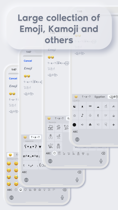 Fonts & Tags: Custom keyboard Screenshot