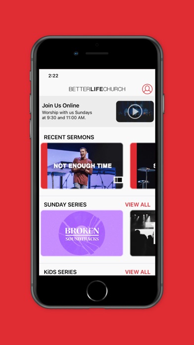 Better Life Church Screenshot
