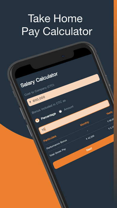 Salary calculator & Tax deduct Screenshot