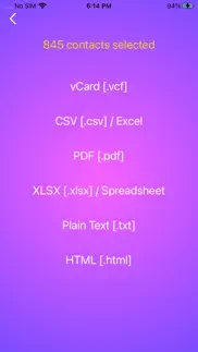 contacts to pdf, xlsx, vcf problems & solutions and troubleshooting guide - 2