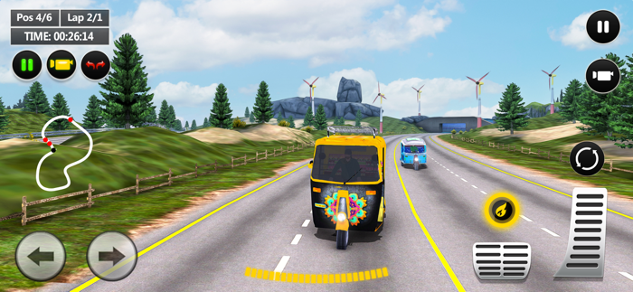 Tuk Tuk Rickshaw Driving Sim