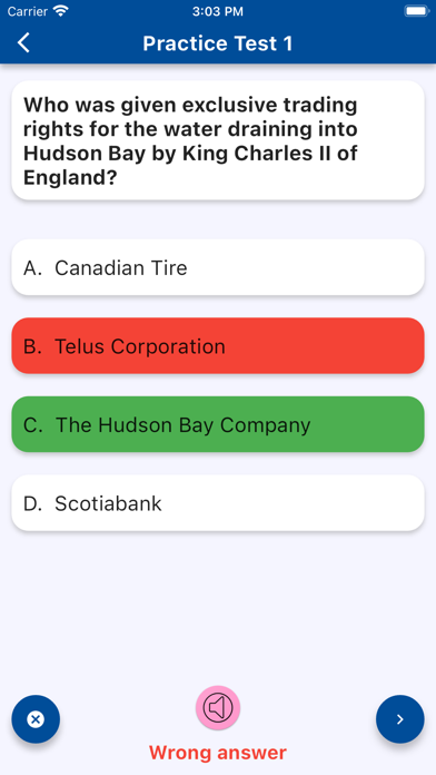 Canadian Citizenship Test Ques Screenshot
