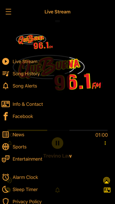 La Que Buena 96.1 Screenshot