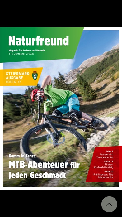 Naturfreund E-Paper Screenshot