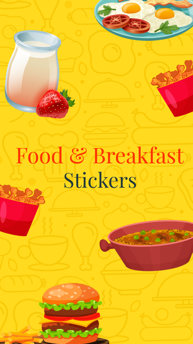 Food n Breakfast Stickers Screenshot