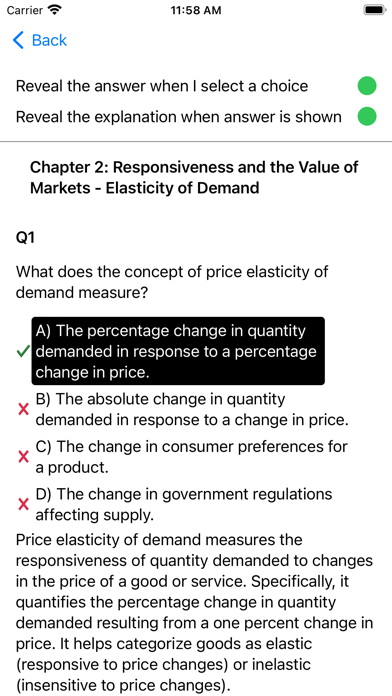 Microeconomics Exam Screenshot