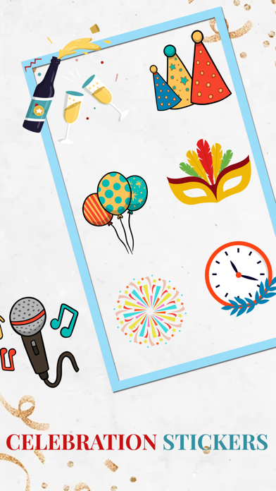 Animated Celebration Stickers Screenshot