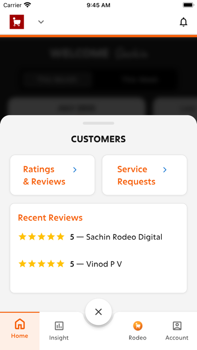 Rodeo Owner Purview Screenshot