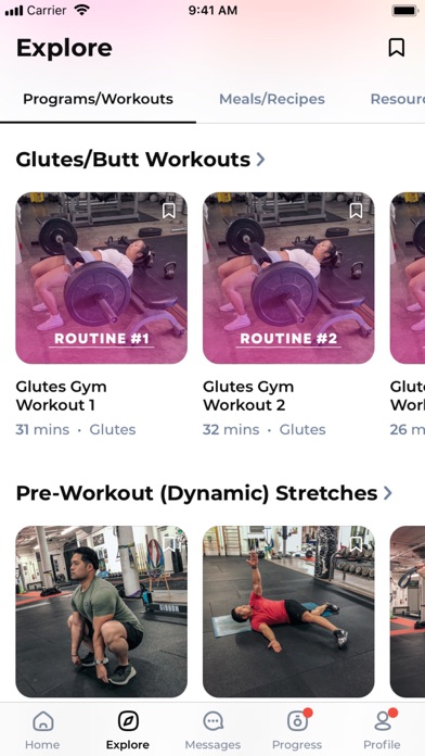 MikeFit Training Club Screenshot
