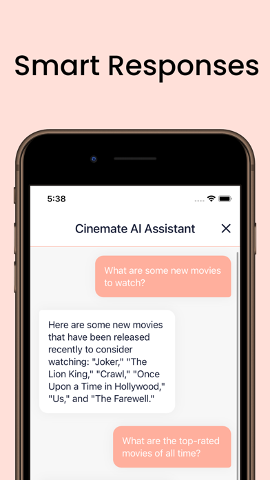 Cinemate AI: TV Shows & Movies Screenshot