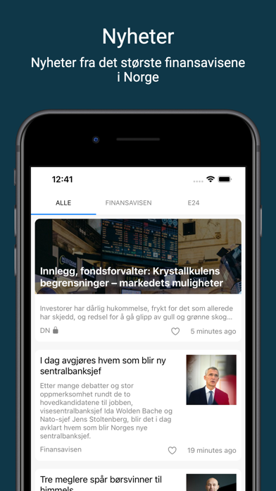 AksjeGuru Nyheter børs finans Screenshot