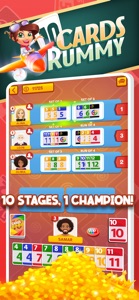 10 Cards Rummy screenshot #1 for iPhone