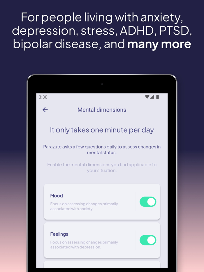 Parazute Mental journal