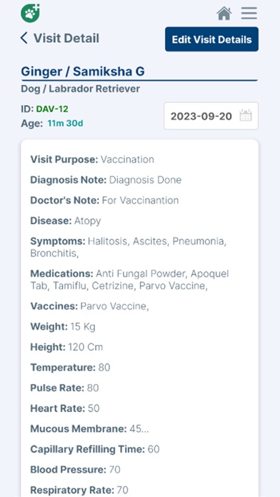 VetNvet PMS Screenshot