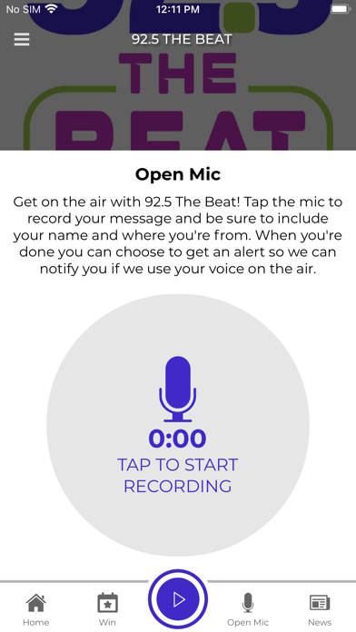 92.5 The Beat Screenshot