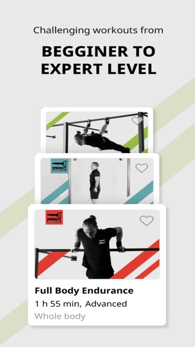 WSWCF Workout App Screenshot