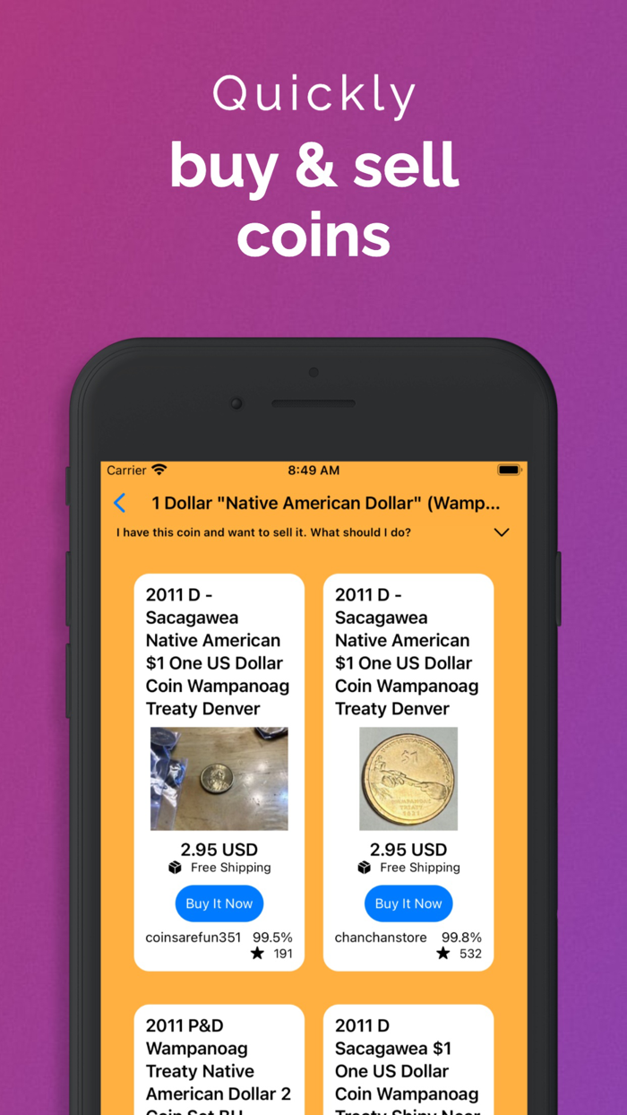 LuckyScan Coin Identifier