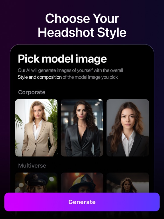 Screenshot #6 pour Profile Business Headshot AI
