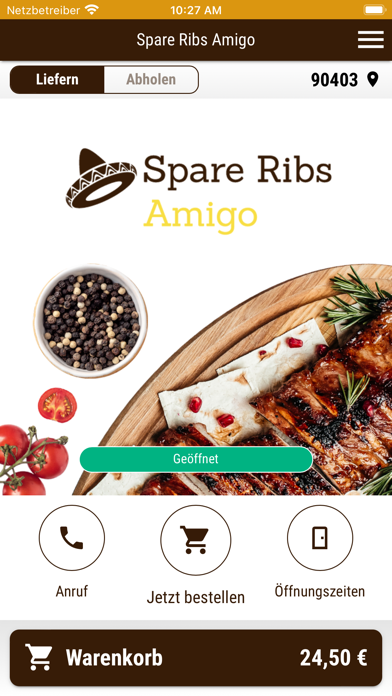 Spare Ribs Amigo Nürnberg Screenshot