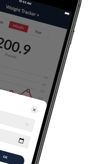 Weight Tracker + Live Healthy Screenshot