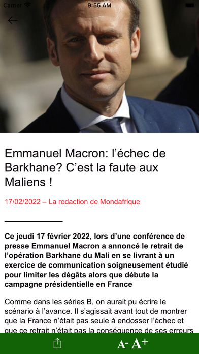 Mondafrique Screenshot