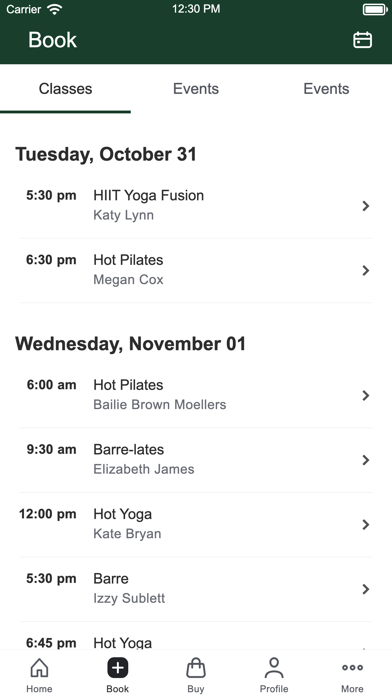 Balance Yoga Barre Screenshot