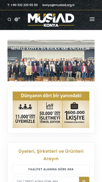 MUSİAD Konya Screenshot