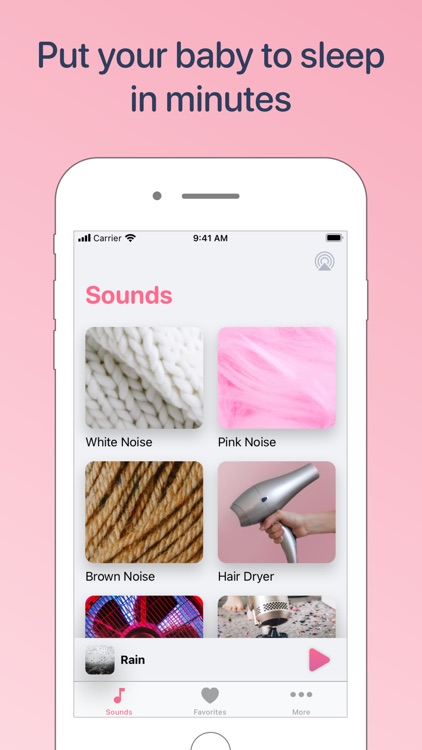 White noise generator, pink