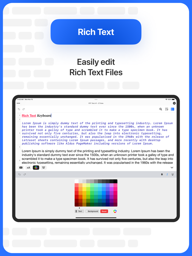 ‎Text Editor. Screenshot