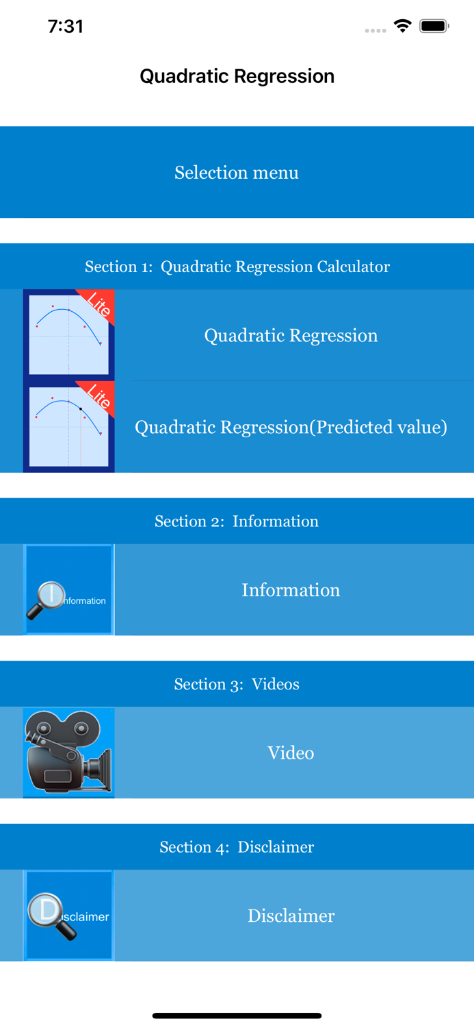 Quadratic Regression Equation