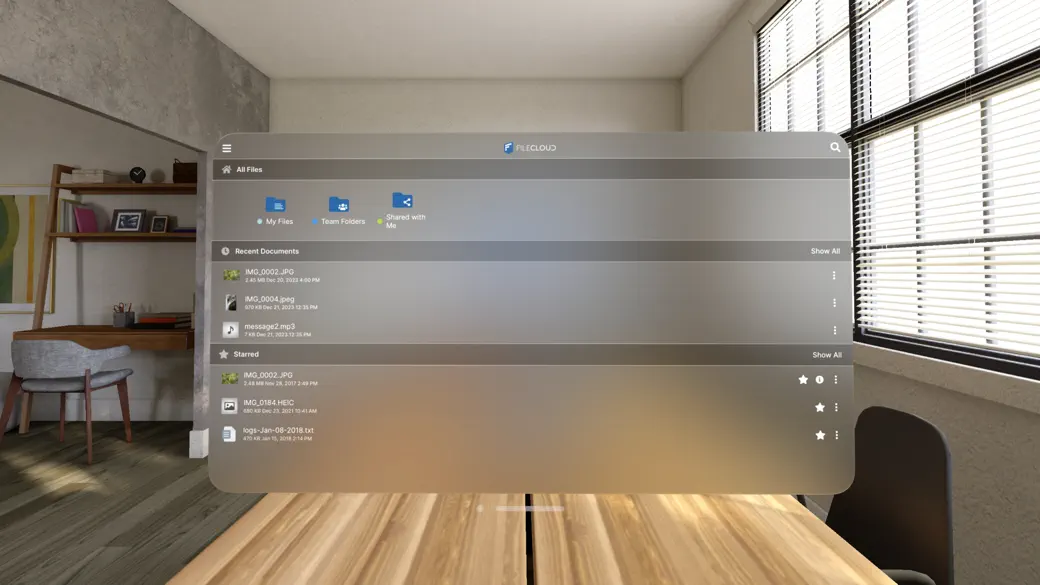 FileCloud screenshot 1