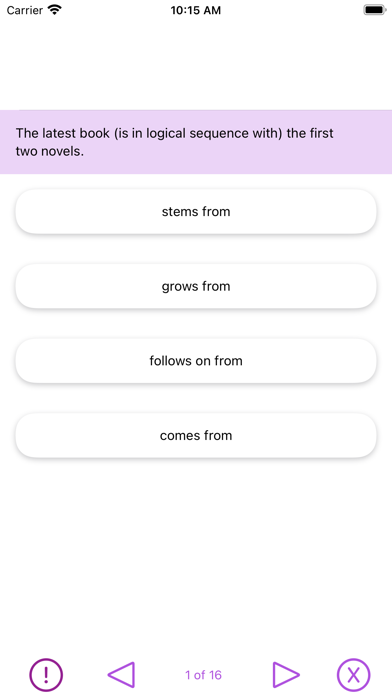English Phrasal Verbs Lite Screenshot