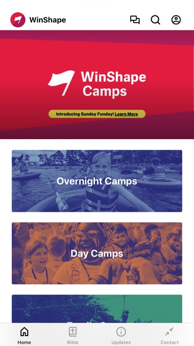 WinShape Camps Screenshot